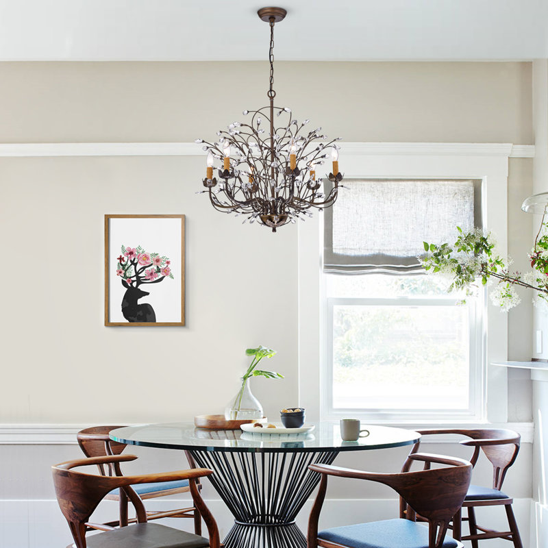 Timberlane 6 - Light Dimmable Chandelier