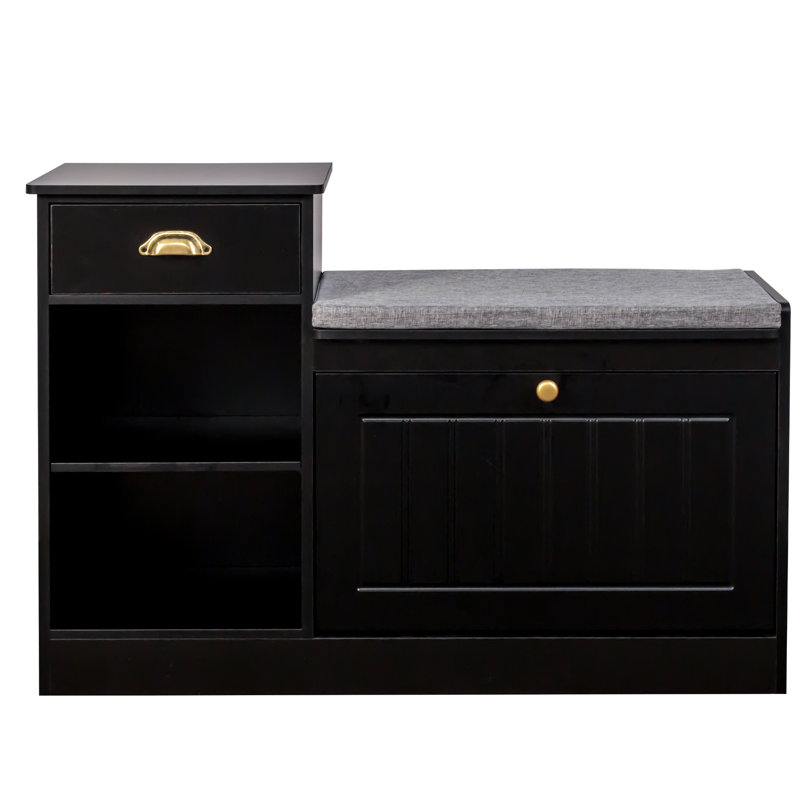 Entryway Bench, Black