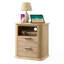 Sarabia avec 2 tiroirs et rangement ouvert-420596156
