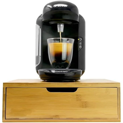 MAGNA RETAIL Bamboo 64 Pod Coffee Pod Storage