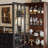 Black Solid wood Display Cases