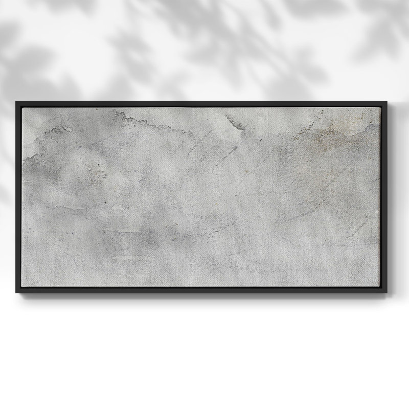 Nautical Series-CCLxxvii - Toile tendue avec châssis encadré - Prêt à être accroché, H 21 po x l 41 po, Noir