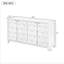 Buffet Ustyle à quatre portes avec portes en nid d'abeille élégantes, design intérieur spacieux et idéal pour l'entrée, le bureau et le salon-1691613071