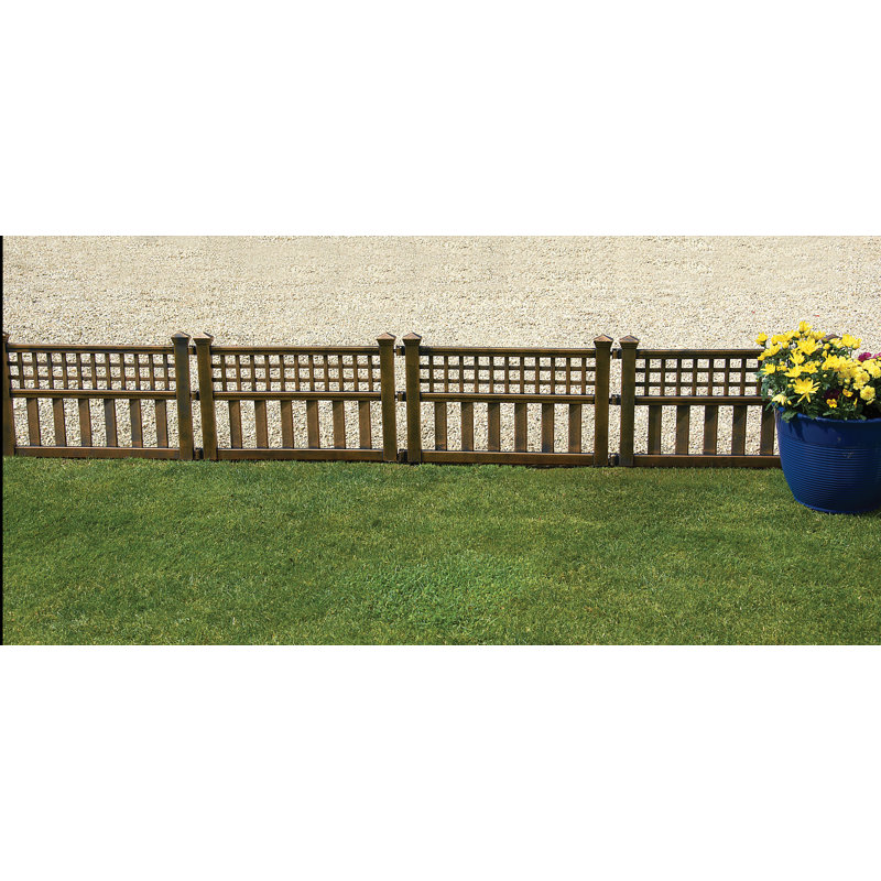 Sealcove Bronze Lawn Edging, makes 240cm Fence