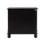  Commode Deeds en acajou noir avec détails en laiton