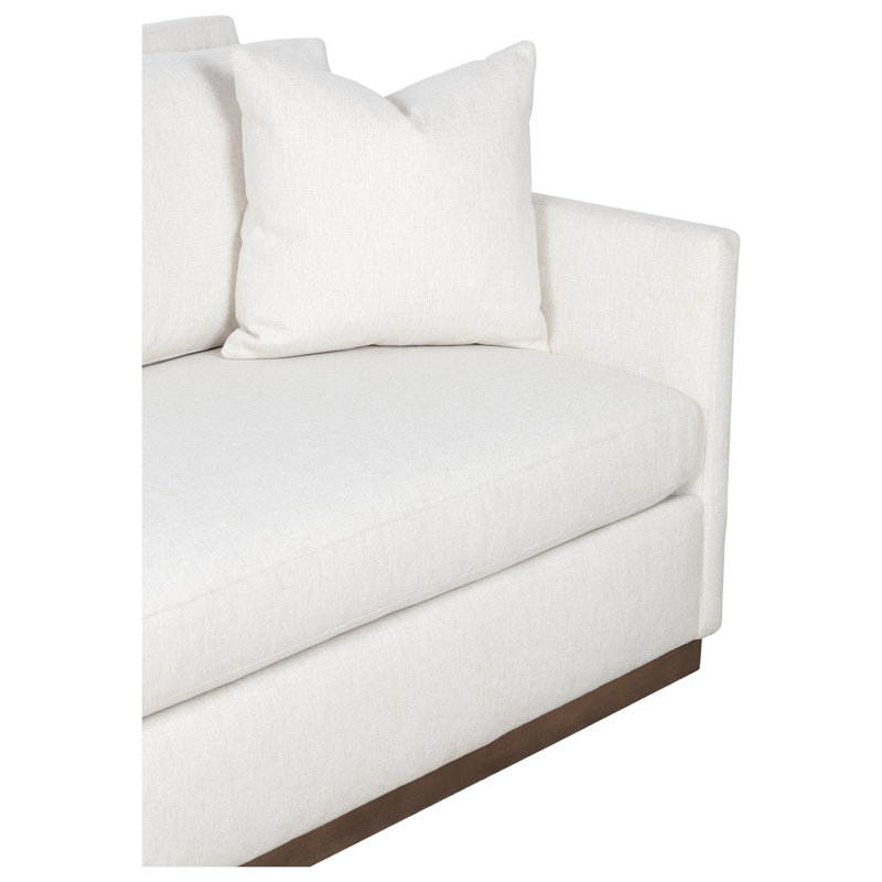 Renwick Bench Sofa, Alabaster (3157 73), Charcoal