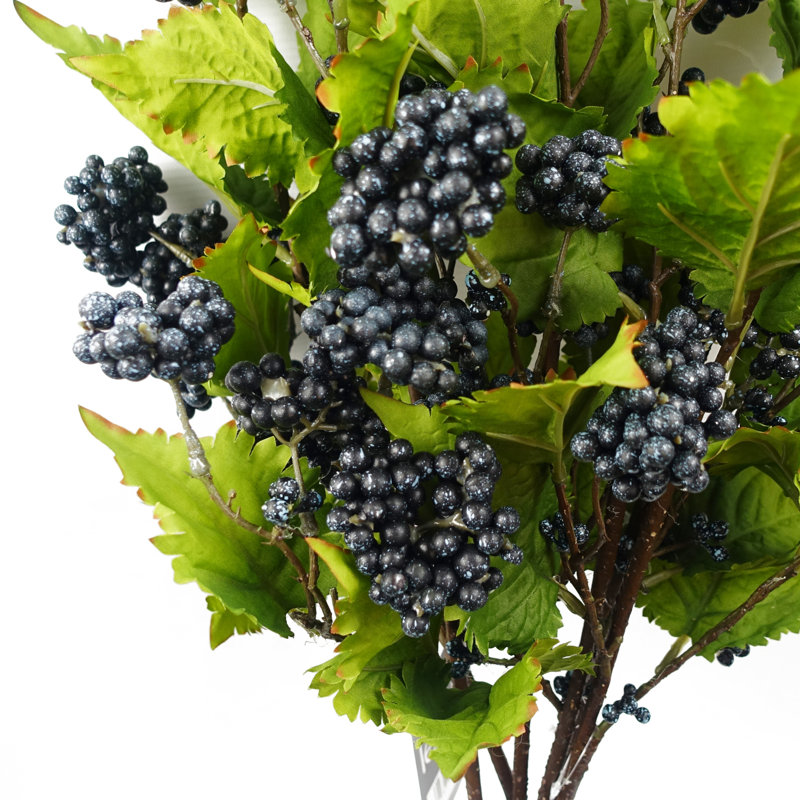 Plastic, Silk Grape Leaf Arrangement