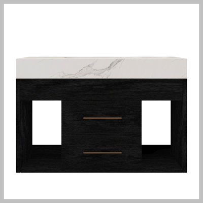 Ensemble de meuble-lavabo mural flottant 29,9 po