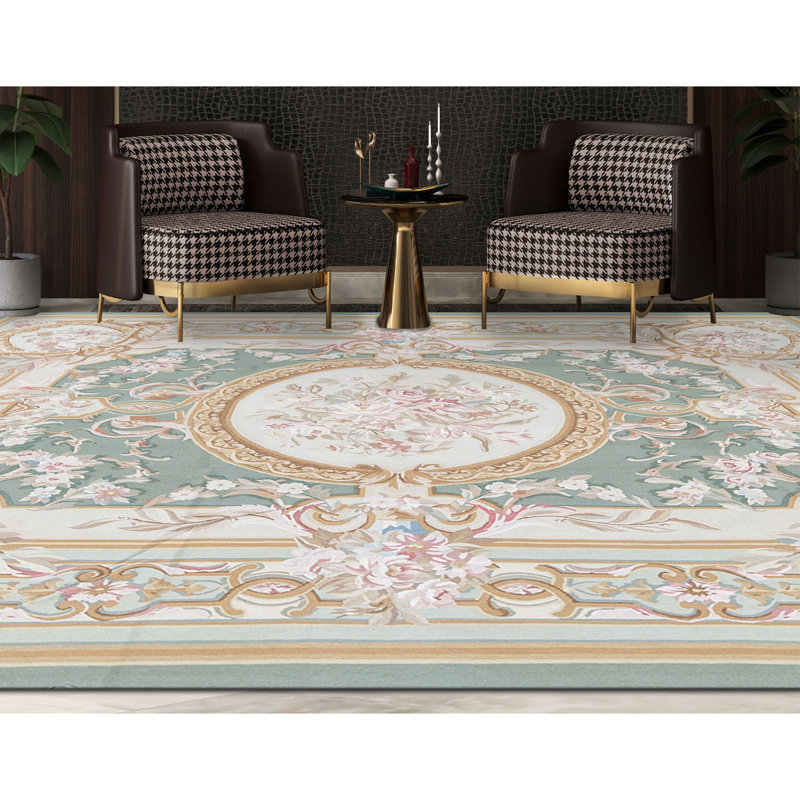 Aubusson Renaissance Wool Oriental Area Rug