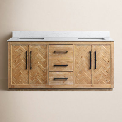Vinisha 72" Double Bathroom Vanity