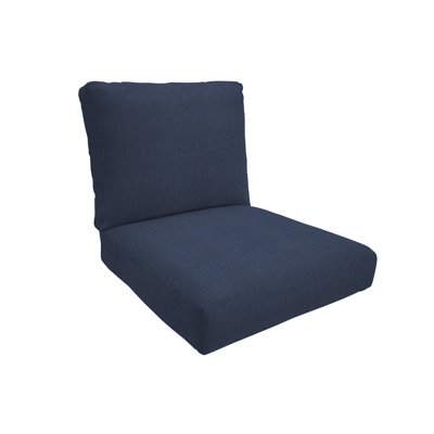 Eddie Bauer Deep Seat Patio Cushion Set, Sunbrella Fade & Water Resistant for Patio Sofas, Sectionals & Deep-Seat Loungers, 26"W x 30"D, 5" thick; Back 26"W x 20"H, 5" thick, Spectrum Cilantro