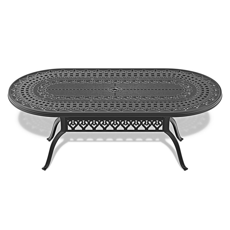 Table de salle à manger en aluminium