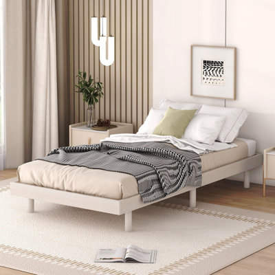 Structure de lit plateforme flottante de conception moderne