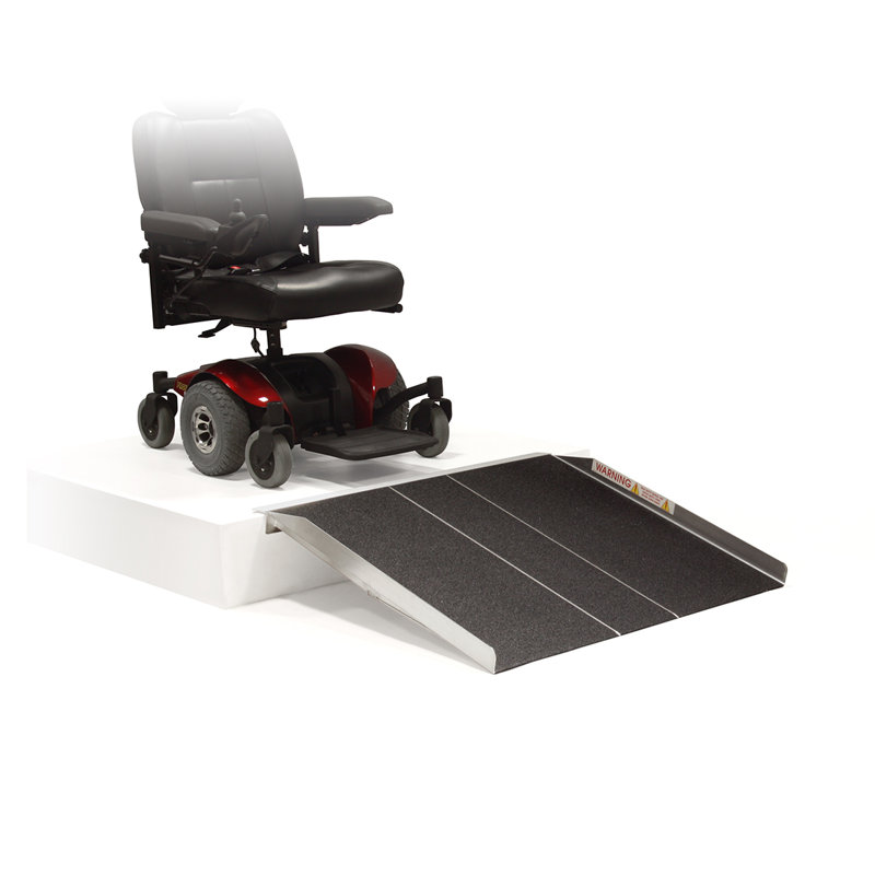 Prairie View Industries Metal Portable Ramp, 4' L x 30" W
