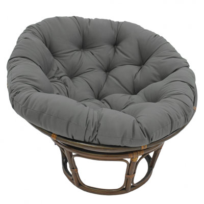 Orndorff Upholstered Twill Papasan Chair