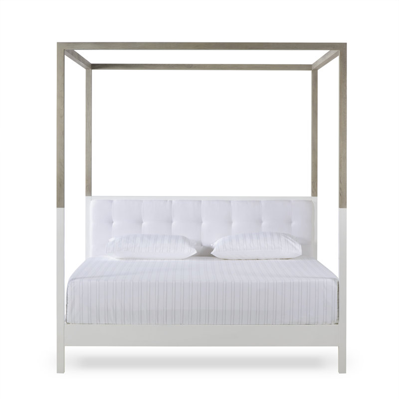 Oakland Linen Canopy Bed, King