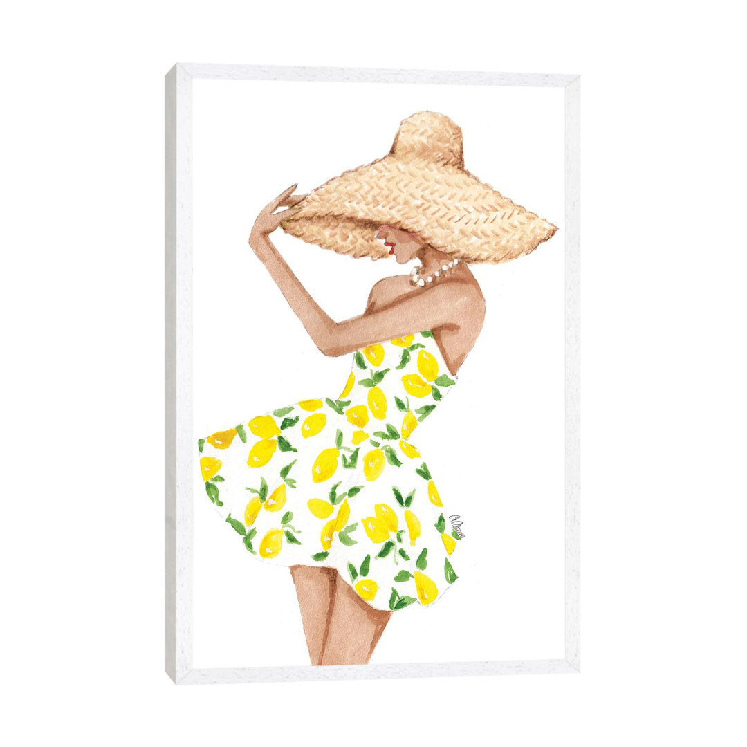 Lemon Dress von Style Of Brush - Gallery-Wrapped Canvas Giclée on Canvas