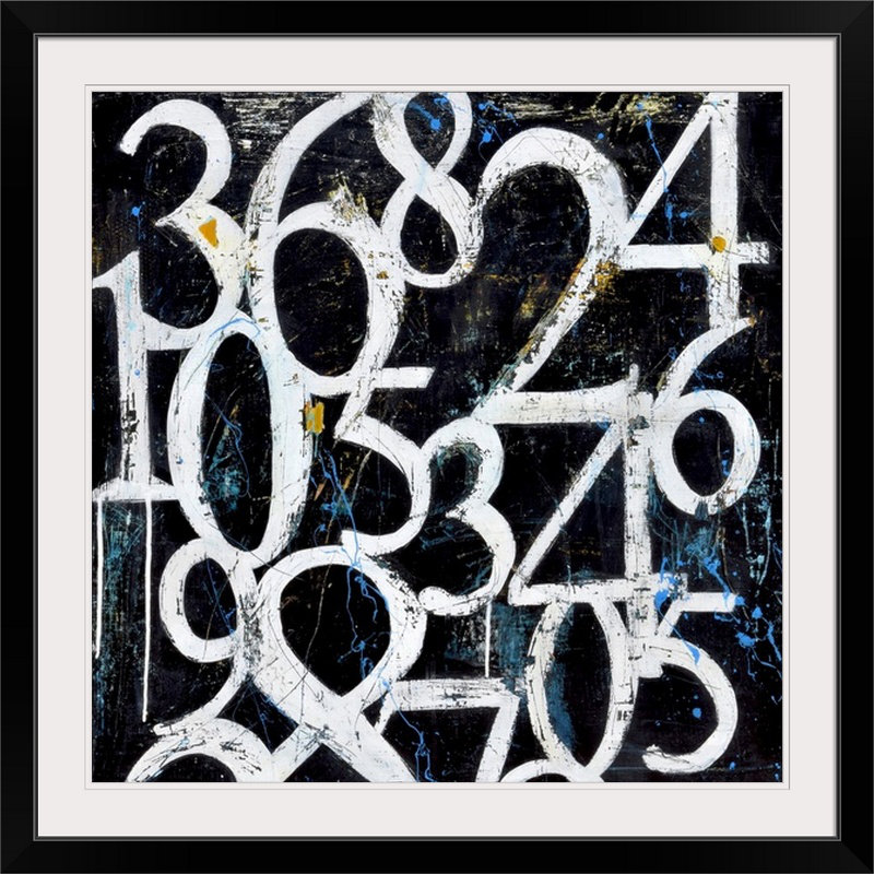 Talmay Modern & Contemporary, Black Frame, 38" H x 38" W x 1" D