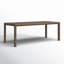 Brittant 82'' Wood Outdoor Dining Table