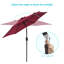 Parasol de marché 90 po Daljeet-811731589