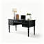 Bureau de direction classique en bois de style campagnard avec pieds tournés-129346707-129346708