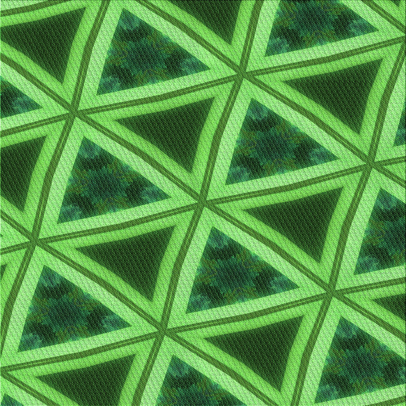 Tapis géométrique néon / vert, Rectangle 8 pi x 12 pi