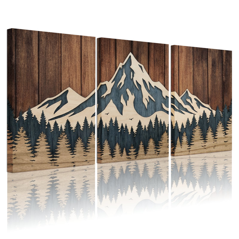 Paysage et nature, H 18 po x l 36 po