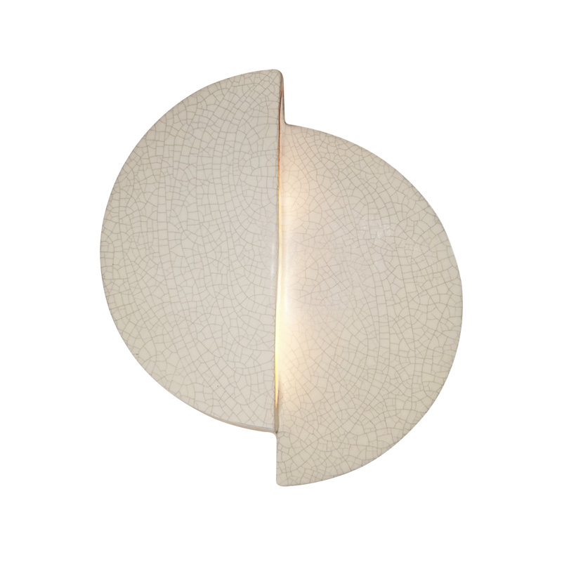 Applique murale 1 lumière DEL Tenny, Blanc craquelé