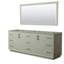 Strada 83.25'' Double Bathroom Vanity Base Only-448546941