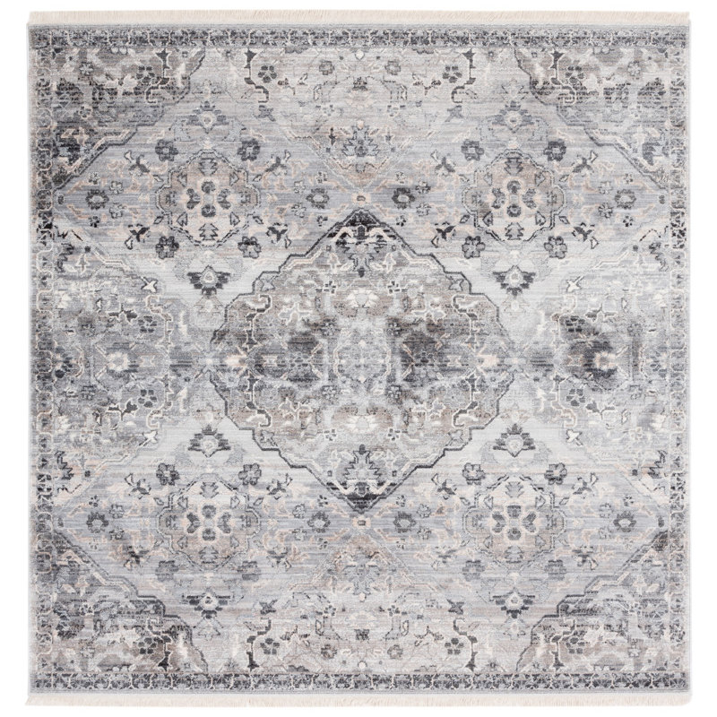 Janiya Persian Performance Oriental Rug, Square 5'