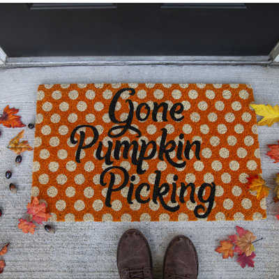 Polka Dots Outdoor Doormat