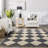 Godelinde Diamond Checkerboard Jute Area Rug-86810798