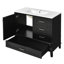 Meuble-lavabo 36 po avec cadre en pin, porte à fermeture douce et tiroirs, armoire moderne-1483634524-1483634526