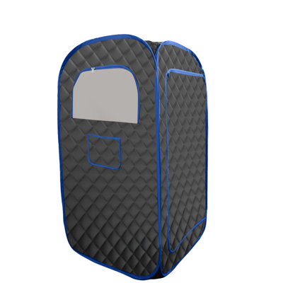 Black Portable Steam . Promote Blood Flow, Improve Skin Condition. Leakage Design Box - 3L Generator, Remote. Black. Increase Activate Cells. Protection