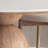 White round stone slab dining table-500656062