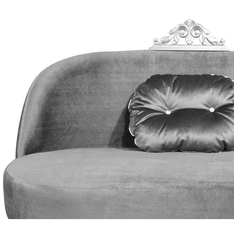 Glamour Loveseat, Graphite