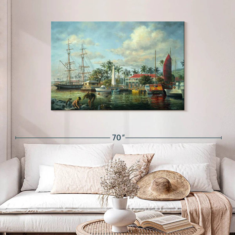 Lahaina Waterfront Maui, H 30 po x l 45 po