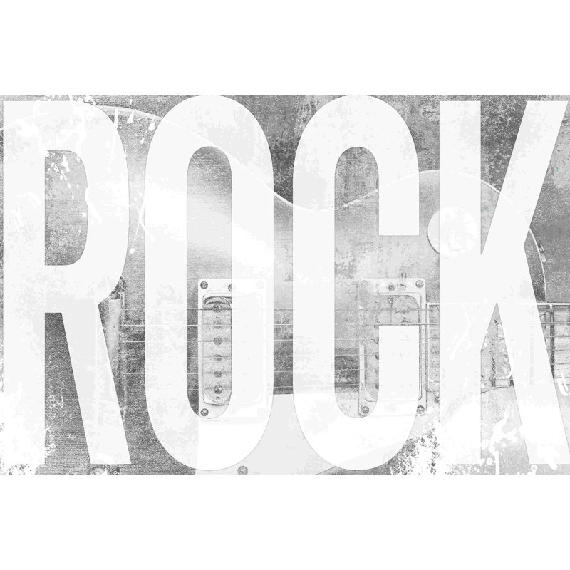 Grungy Rock, L 48 po x H 32 po