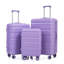 20 po / 24 po / 28 po 3 pièces / ensemble en valise à roulettes ABS, valise de cabine, couleur assortie, serrure à combinaison-128924113