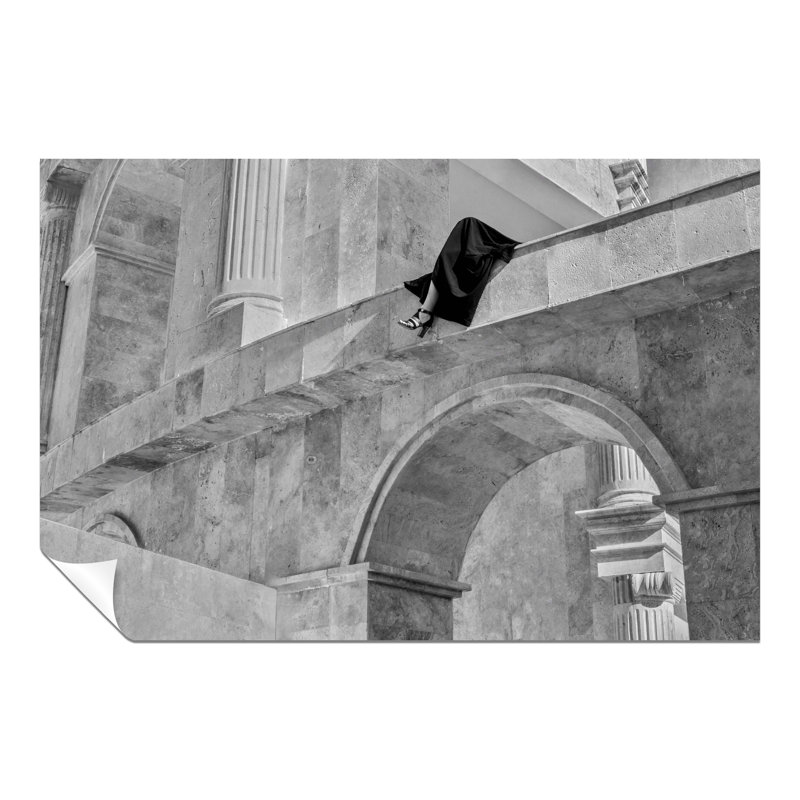 Architectural Marble Building Facade - No Frame Print, 31cm H x 46cm W