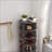 Shoe Cabinets 360 Rotating 6-Layer 24-Pair Slate Gray | Particle Board+MDF | Minimalist-429089788