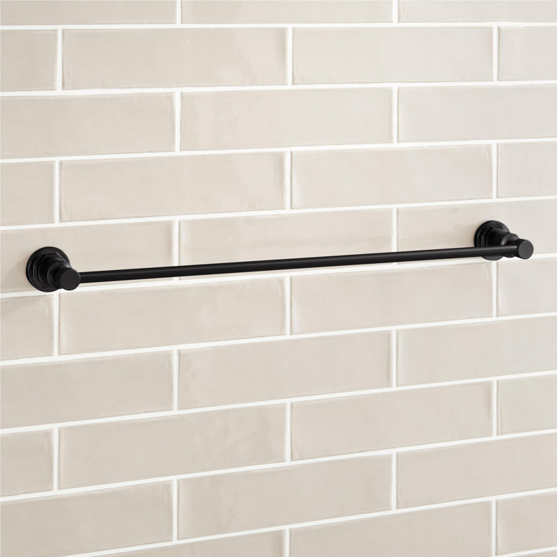 Greyfield 24" Towel Bar, Matte Black