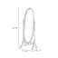 Oval Solid Wood Full Length Mirror