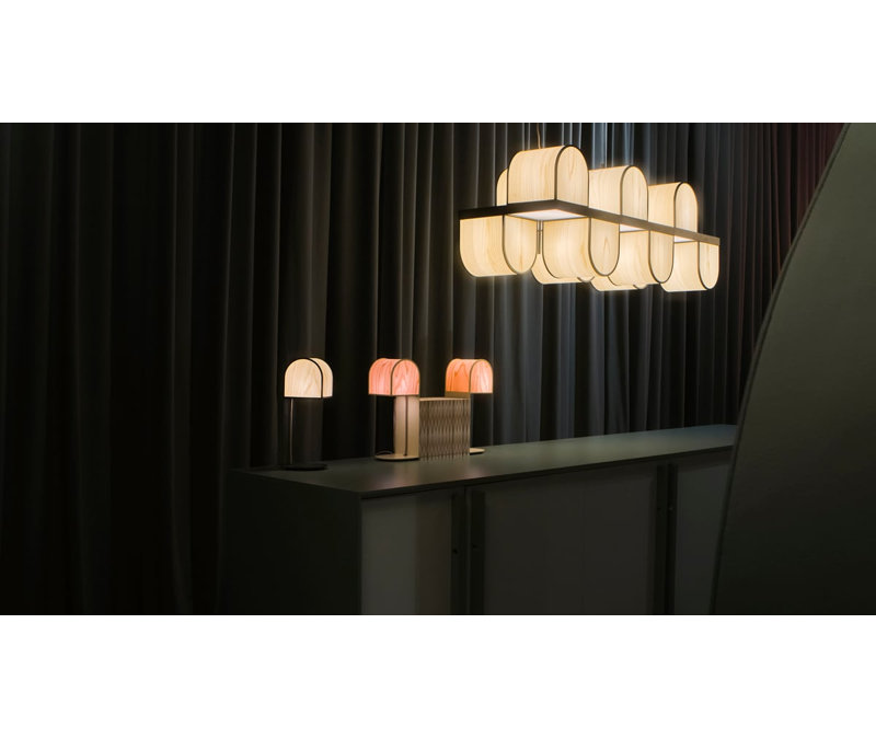 Osca 12 - Light Pendant, Earl Gray, Pale Rose
