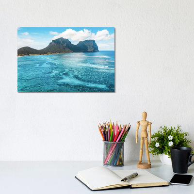 «Island Lagoon Patterns» par James Vodicka - peinture sur toile tendue