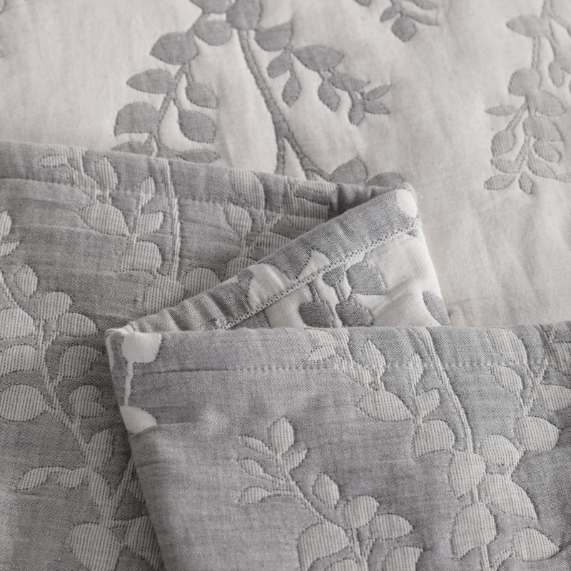  Couverture en mousseline de coton naturel, l 68 po x L 92 po