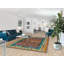 Tapis de salon réversible en laine Kilim 7 x 10