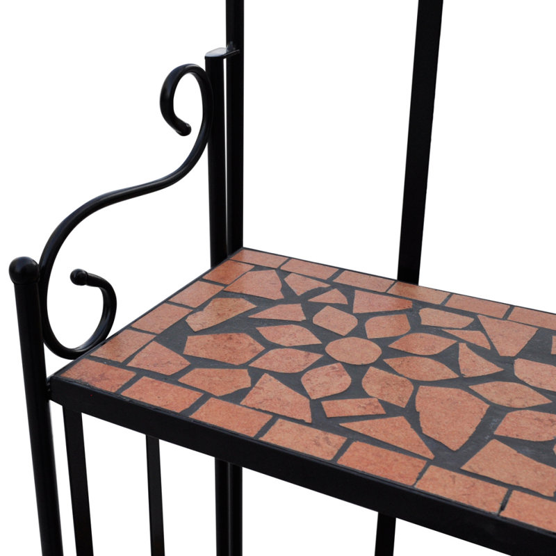 Plant Stand, Terracotta/Black