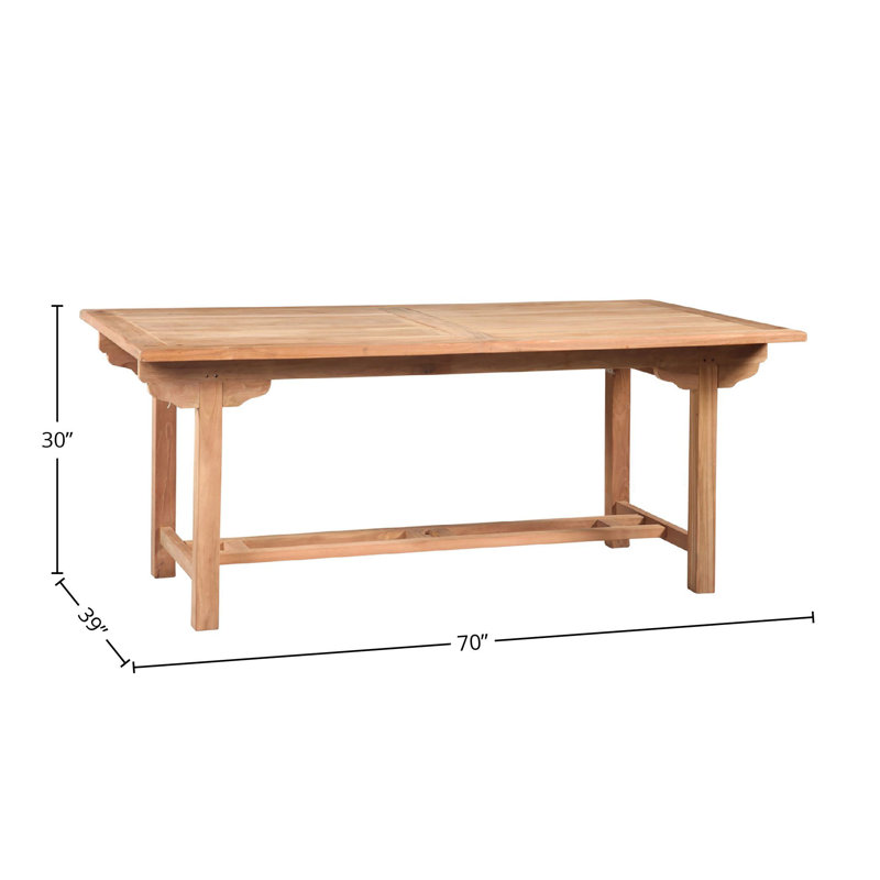 Artest Teak Wood Outdoor Dining Table