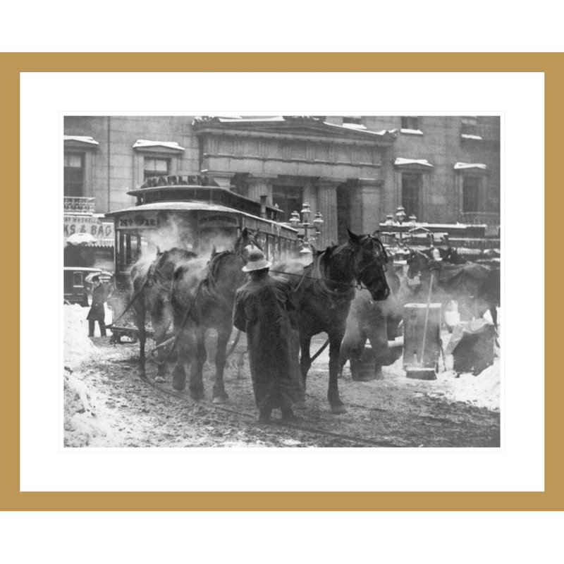 «The terminal» par Alfred Stieglitz, impression giclée sur cadre, 23.5" H x 28.88" W